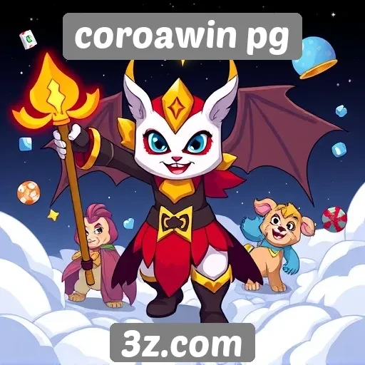 Visão geral do site de jogos coroawin pg